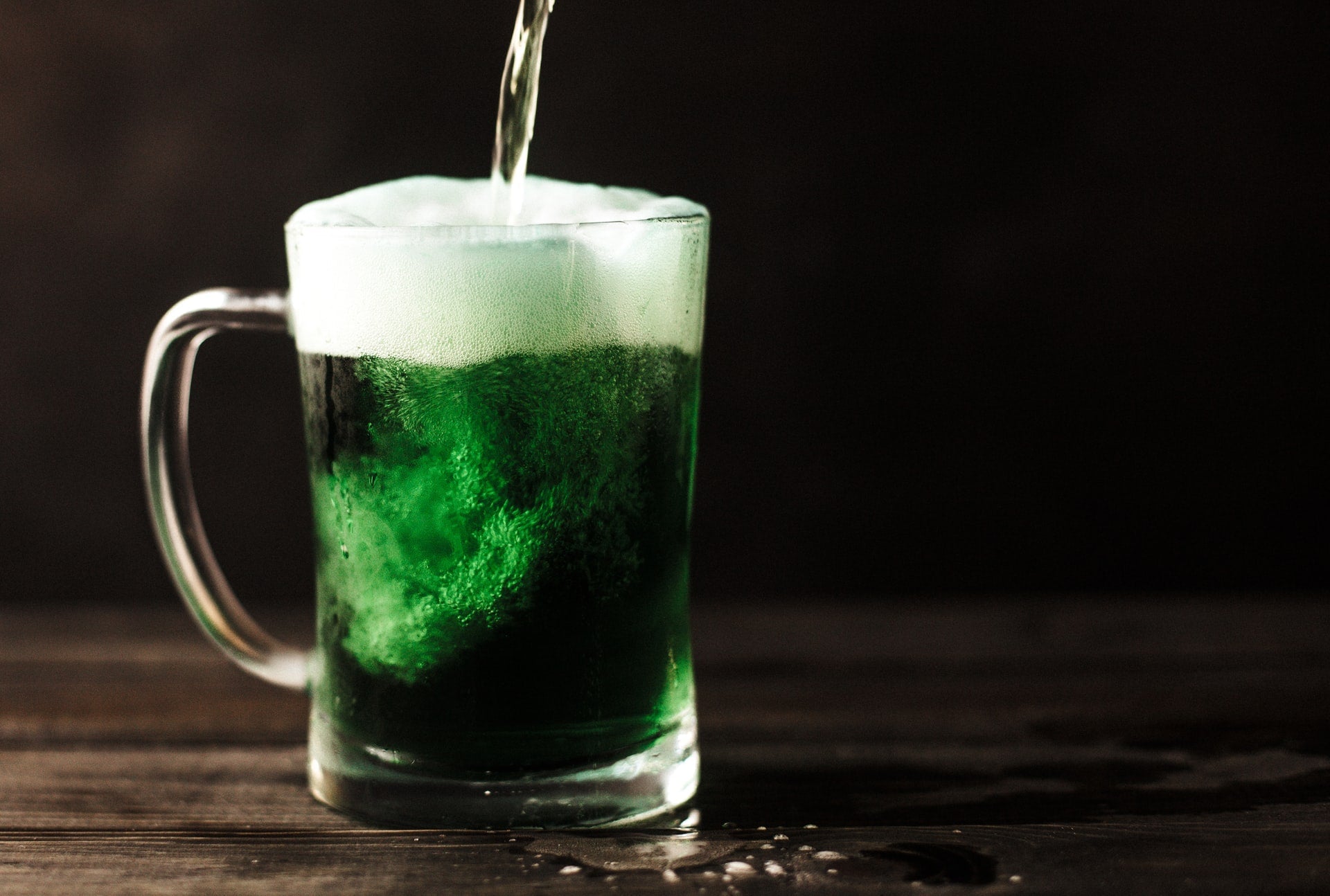 green St. Patrick’s day beer