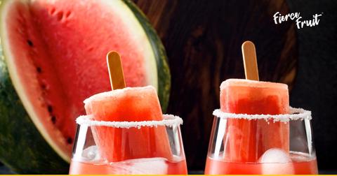 strawberry watermelon mint mocktail