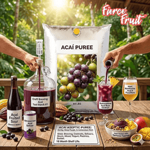 Load image into Gallery viewer, Acai Aseptic Fruit Puree
