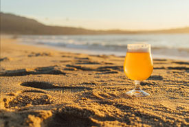 fruit-beer on the beach
