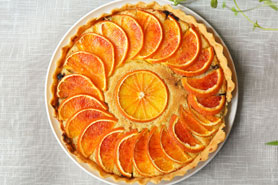  orange fruit pie
