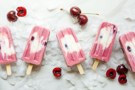 fruit cream popsicles