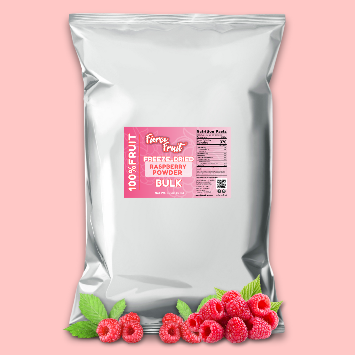 Raspberry Freeze-Dried Powder – Fierce Fruit